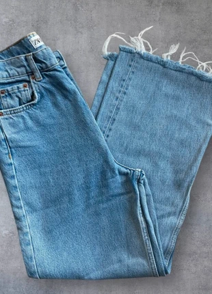 Jeans a palazzo wide leg, lavaggio chiaro, taglia XS, marque: Zara, état: Neuf sans étiquette, taille: XS / 34 / 6, 14,00 €, 15,40 € Protection acheteurs incluse