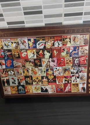 Puzzle 1000p/ Vintage posters, brand: D-TOYS, condizioni: Nuovo con cartellino, €6.00, €7.00 include la Protezione acquisti