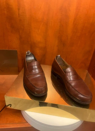 Loding mocassins cuir brun homme 44, brand: Loding mocassins, condizioni: Ottime, taglia: 44, €59.00, €62.65 include la Protezione acquisti