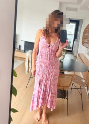 Vestido largo halter Hollister, marca: Hollister, estado: Nuevo sin etiquetas, tamaño: M / 38 / 10, 59,95 €, 63,65 € Protección al comprador incluida