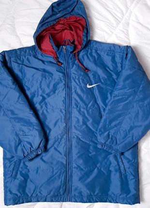 Nike Vintage 90s Blue Spellout Puffer Jacket Mens Size M/L, brand: Nike, condition: Very good, size: L, €40.00, €42.70 includes Buyer Protection