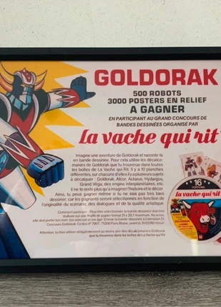 Ancienne publicité Goldorak La vache qui rit, merk: Goldorak, staat: Nieuw zonder prijskaartje, € 5,00, € 5,95 inclusief Kopersbescherming