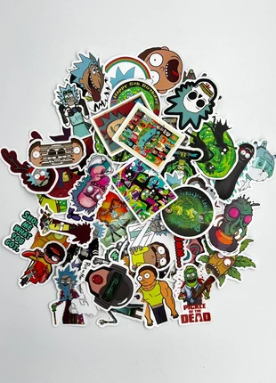 Rick and Morty stickers 50 stuks, merk: Rick and Morty, staat: Nieuw, € 3,00, € 3,85 inclusief Kopersbescherming