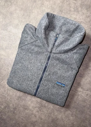 Polaire/Fleece Patagonia | Veste style Bomber| Manches longues | Gris et bleu | Taille M, marca: Patagonia, estado: Muito bom, tamanho: M, €30.00, €32.20 inclui Proteção do Comprador