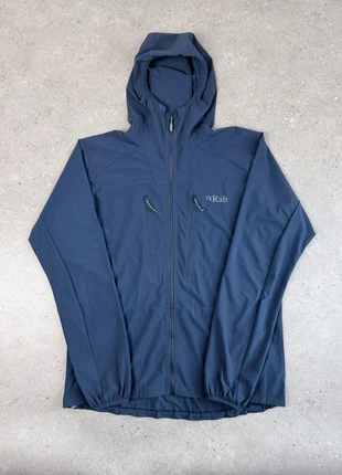 Coupe vent Imperméable Rab L Homme marine full zip capuche gopcore firewall outdoor shield, marca: Rab, estado: Novo sem etiquetas, tamanho: L, €119.90, €126.60 inclui Proteção do Comprador