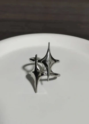 Adjustable stainless steel asymmetric ring series, marque: y2k, état: Très bon état, taille: Ajustable, 9,95 €, 11,15 € Protection acheteurs incluse