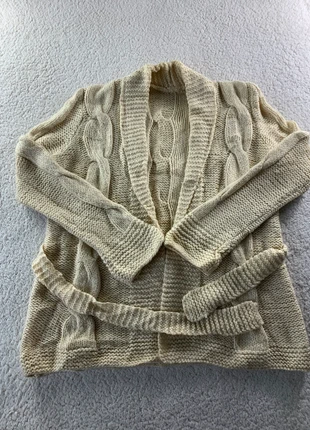 Cardigan traditionnel Aran Wool fisherman 100% Wool laine fait main fabriqué en Irlande L AW40, merk: aran wool, staat: Heel goed, maat: L / 40 / 12, € 19,90, € 21,60 inclusief Kopersbescherming