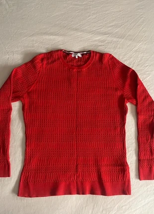 Pull Tommy Hilfiger femme rouge col rond - taille M, marque: Tommy Hilfiger, état: Très bon état, taille: M / 38 / 10, 16,00 €, 17,50 € Protection acheteurs incluse