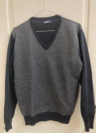 Suéter Jersey azul/gris Dustin, marca: Dustin, estado: Muito bom, tamanho: S, €7.00, €8.05 inclui Proteção do Comprador