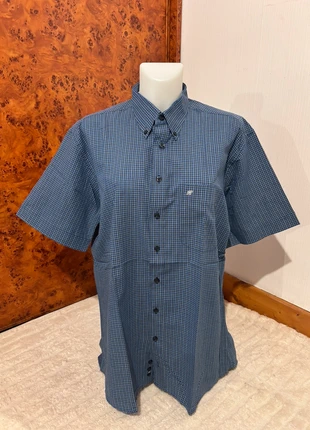 Chemise homme manches courtes Jean Chatel – taille XL – motif carreaux bleu, marke: Vintage Dressing, zustand: Sehr gut, größe: XL, 14,99 €, 16,44 € beinhaltet Vinted-Käuferschutz Pro