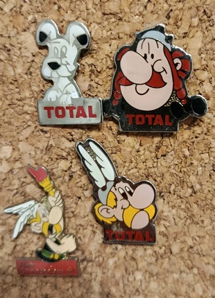 Lot 4 pin's Astérix, marque: Asterix, état: Très bon état, 3,50 €, 4,38 € Protection acheteurs incluse