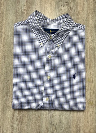 Chemise Ralph Lauren manche longue couleur bleu à carreaux taille XL en très bon état, marke: Ralph Lauren, zustand: Sehr gut, größe: XL, 30,00 €, 32,20 € beinhaltet Vinted-Käuferschutz Pro