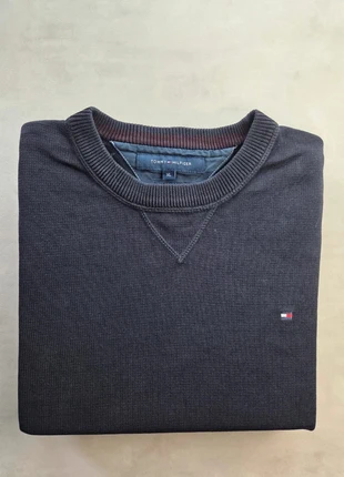 tommy hilfiger pull col rond brodé bleu/noir xl streetwear, brand: Tommy Hilfiger, condition: Very good, size: XL, €22.00, €23.80 includes Buyer Protection