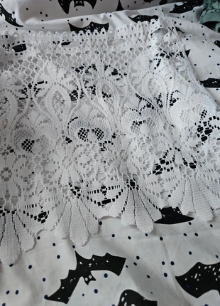 Lace cafe net 12" drop, brand: unknown, condition: Very good, size: 300 cm and up, £4.00, £4.90 includes Buyer Protection