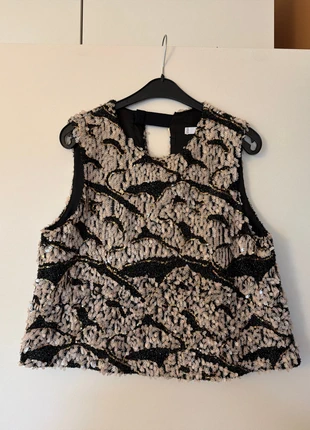 Prachtige glitter crop top van Mango, brand: Mango, condizioni: Nuovo senza cartellino, taglia: S / IT 40 / EU 36, €20.00, €21.70 include la Protezione acquisti