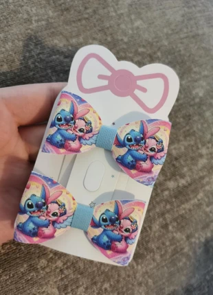 Stitch and Angel cute girls clip in hairbows, brand: Stitch, condition: Very good, £1.25, £1.65 includes Buyer Protection