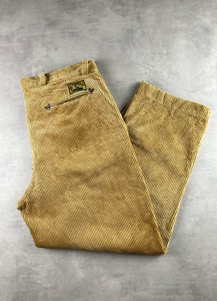 Pantalon air rescue 35AB 89Z velours côtelé/corduroy plissé baggy vintage 1980’s - Taille 36x28, brand: Vintage Dressing, condition: Very good, size: W36, €35.00, €37.45 includes Buyer Protection Pro