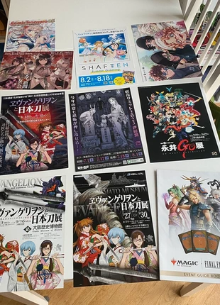 Affiche japonaise junji Ito , Evangelion, magic final fantasy, marque: Goodies, état: Très bon état, taille: Taille unique, 10,00 €, 11,20 € Protection acheteurs incluse