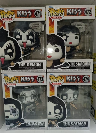 Bundle Funko Pop Kiss, marke: KISS, zustand: Neu, mit Etikett, größe: Einheitsgröße, 50,00 €, 53,20 € beinhaltet Vinted-Käuferschutz Pro