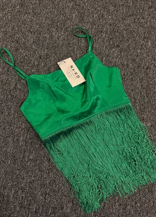 Nakd groene top nieuw, merk: NA-KD, staat: Nieuw met prijskaartje, maat: M / 38 / 10, € 7,00, € 8,05 inclusief Kopersbescherming