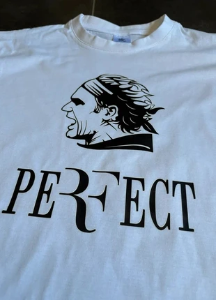 T-shirt tennis Roger Federer, Perfect, 100% coton, blanc, taille M, tennis, neuf, merk: Tennis, staat: Nieuw met prijskaartje, maat: M, € 11,50, € 12,78 inclusief Kopersbescherming