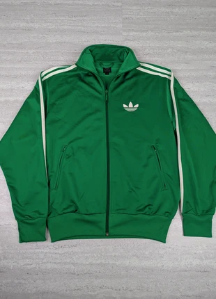 Veste Adidas Originals Vintage Vert – Track Top 3 Bandes Blanches – Taille S - Jacket Adidas, merk: adidas, staat: Heel goed, maat: S, € 25,00, € 26,95 inclusief Kopersbescherming