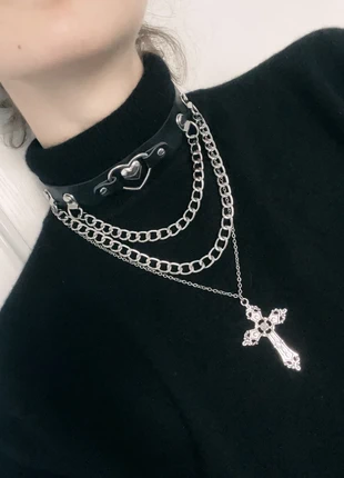 Collier Gothique Lolita, merk: Alternative, staat: Heel goed, € 8,00, € 9,10 inclusief Kopersbescherming