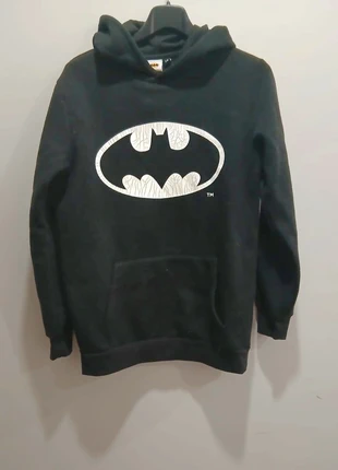Sweatshirt Batman preto S. 14 anos. Quente, marca: Batman, estado: Muito bom, tamanho: 14 anos / 164 cm, €4.00, €4.90 inclui Proteção do Comprador