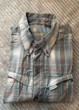 Chemise carhartt en très bon état taille L chemise 33, marca: Carhartt, estado: Muito bom, tamanho: L, €25.00, €26.95 inclui Proteção do Comprador