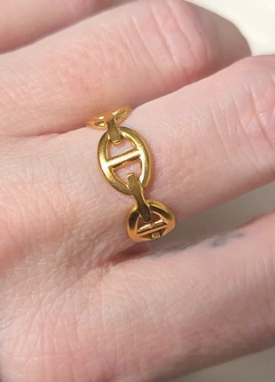 Bague ajustable en acier inoxydable doré, marca: Tendance, estado: Muito bom, tamanho: Ajustável, €5.00, €5.95 inclui Proteção do Comprador Pro