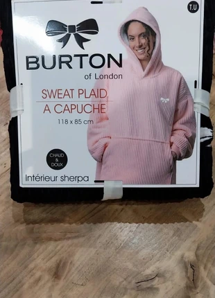 Sweat plaid à capuche, marca: BURTON of London, estado: Novo com etiquetas, tamanho: Tamanho único, €20.00, €21.70 inclui Proteção do Comprador