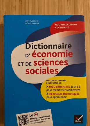 Dictionnaire d’économie et de sciences sociales - Olivier Garnier, condizioni: Ottime, €2.50, €3.33 include la Protezione acquisti