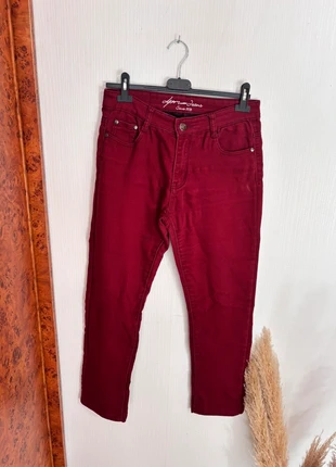 Jean bordeaux DPM Jeans – taille 38, coupe slim stretch, merk: DPM By Depech Mod, staat: Heel goed, maat: M / 38 / 10, € 12,00, € 13,30 inclusief Kopersbescherming Pro