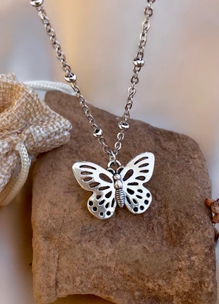 Collar Plata Mariposa / Collier argent papillon, marque: Local, état: Neuf sans étiquette, 5,99 €, 6,99 € Protection acheteurs (Pro) incluse