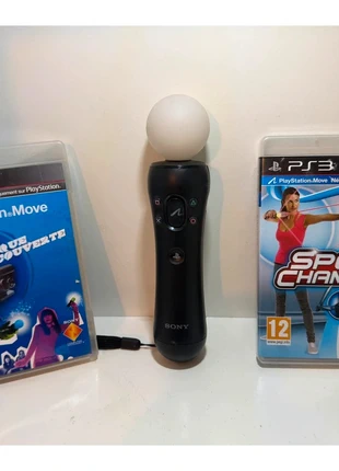 - Lot PlayStation Move avec 1 manette + 2 jeux PS3, staat: Goed, € 14,99, € 16,44 inclusief Kopersbescherming