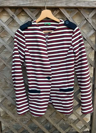 Élégance rayée – Veste United Colors of Benetton T38, brand: United Colors of Benetton, condition: Very good, size: M / 38 / 10, €8.00, €9.10 includes Buyer Protection