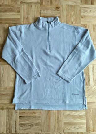 Pull-over polaire Patagonia Synchilla 1/4 zip gris clair taille XS femme, marque: Patagonia, état: Très bon état, taille: XS / 34 / 6, 30,00 €, 32,20 € Protection acheteurs incluse