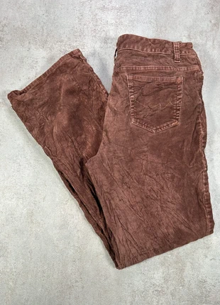 Pantalon Vintage En Velours Côtelé / Corduroy St John's Bay brun roux texturé taille 10, marque: Vintage Dressing, état: Très bon état, taille: M / 38 / 10, 15,00 €, 16,45 € Protection acheteurs (Pro) incluse