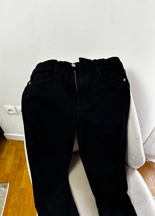 Jean Slim taille haute noir, marke: Zara, zustand: Sehr gut, größe: XL / 42 / 14, 12,00 €, 13,30 € inklusive Vinted-Käuferschutz