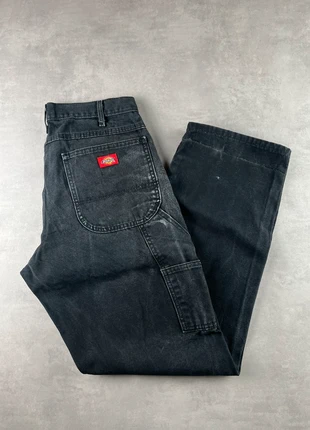 Pantalon dickies single knee workwear baggy noir vintage - Taille 32x32, marque: Dickies, état: Très bon état, taille: W32 | FR 42, 29,00 €, 31,15 € Protection acheteurs (Pro) incluse