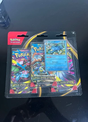 Tripack Mega Évolution (ME1) Illustration Akwakwak, marke: Pokémon, zustand: Neu, mit Etikett, 29,99 €, 32,19 € inklusive Vinted-Käuferschutz