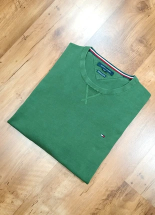 Pull col rond Tommy Hilfiger vert homme taille XL, brand: Tommy Hilfiger, condition: Very good, size: XL, €20.00, €21.70 includes Buyer Protection