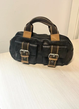 sac esprit noir style vintage avec poches avant et anses renforcées, marke: Vintage Dressing, zustand: Gut, 10,00 €, 11,20 € inklusive Vinted-Käuferschutz