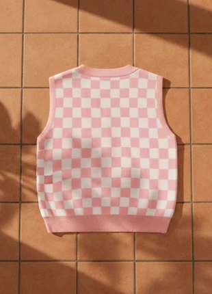 Gilet rose à carreaux – sans manches – coupe cute – taille S, marque: Ysera, état: Très bon état, taille: S / 36 / 8, 34,99 €, 37,44 € Protection acheteurs (Pro) incluse