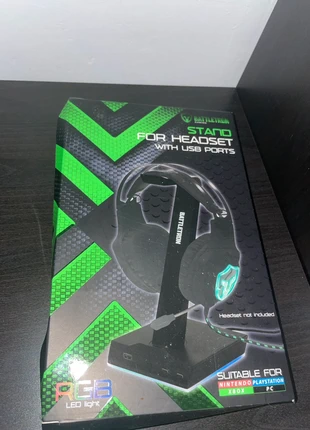 Support de casque battletron RGB 🎧, brand: Battletron, condizioni: Nuovo con cartellino, €5.00, €5.95 include la Protezione acquisti