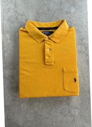 Polo Ralph Lauren homme vintage coton piqué | Jaune/Yellow logo Noir | Taille XL, marque: Ralph Lauren, état: Bon état, taille: XL, 16,15 €, 17,66 € Protection acheteurs (Pro) incluse