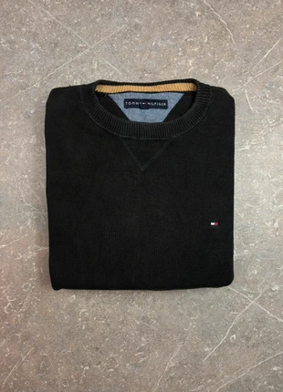 Pull ras du cou coton Tommy Hilfiger noir - Pull Cotton - Taille XL homme, marque: Tommy Hilfiger, état: Très bon état, taille: XL, 30,00 €, 32,20 € Protection acheteurs incluse