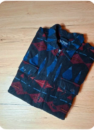 Chaps fleece jacket L vintage aztec polaire zip épais warm winter outdoor 70s 80s pattern #POL119, marke: CHAPS, zustand: Sehr gut, größe: L, 15,00 €, 16,45 € inklusive Vinted-Käuferschutz