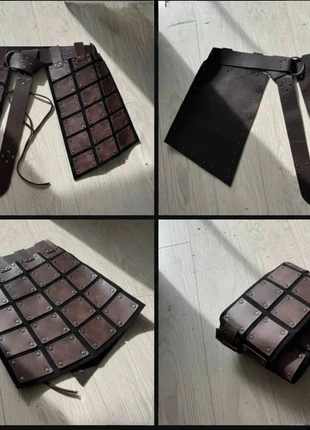 Ceinture d’Armure Médiévale Cuir Marron – Guerrier / Cosplay / Viking / Historique / Fantasy, marke: Legend Forge, zustand: Sehr gut, größe: M, 54,99 €, 58,44 € beinhaltet Vinted-Käuferschutz Pro