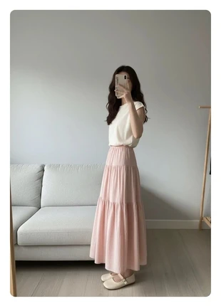 Jupe estivale rose légère, marque: Glamour, état: Très bon état, taille: S / 36 / 8, 19,00 €, 20,65 € Protection acheteurs (Pro) incluse